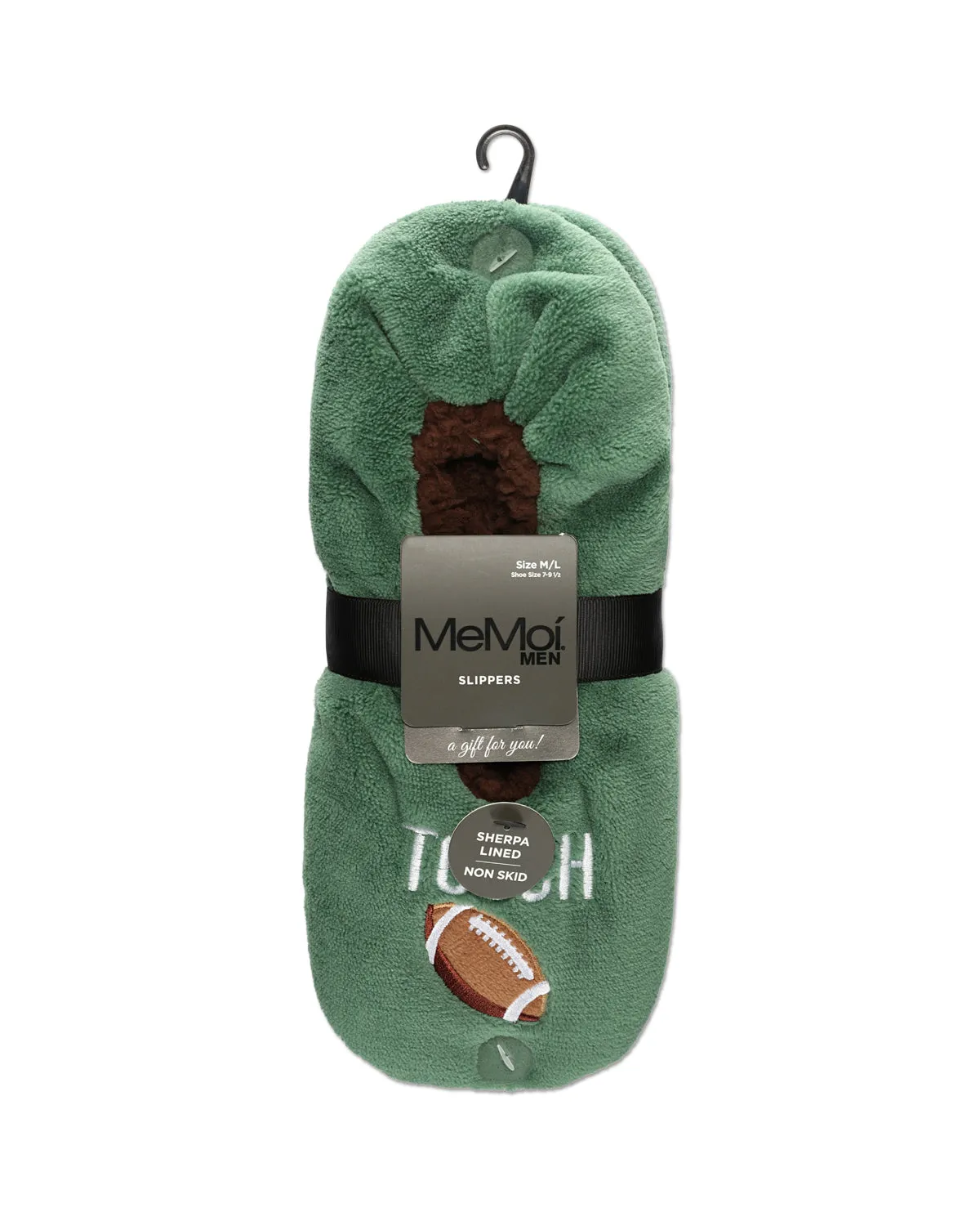 Men's Football Sherpa Lined Slippers sold by MeMoi product image thumbnail 3