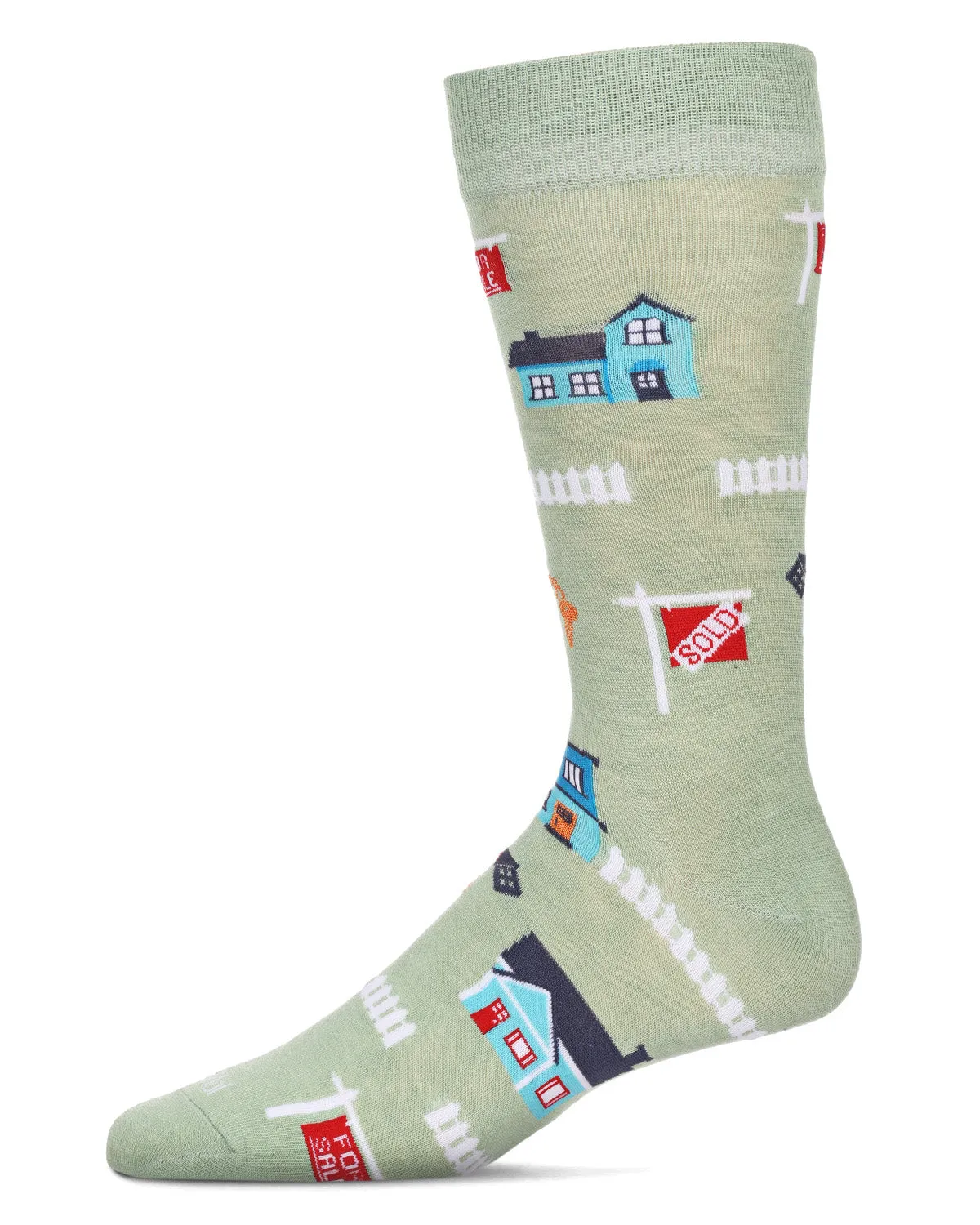 Men's Realtor Bamboo Crew Socks sold by MeMoi