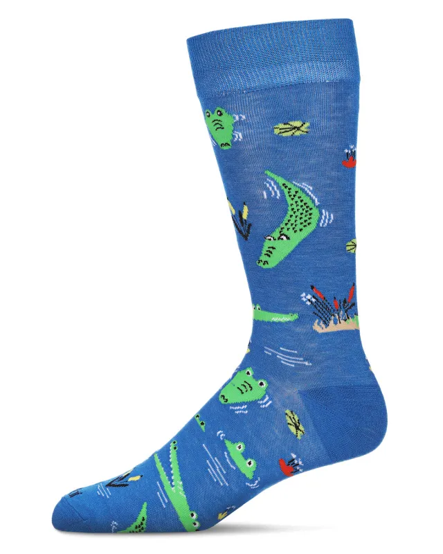 Men's Gators Bamboo Crew Socks sold by MeMoi