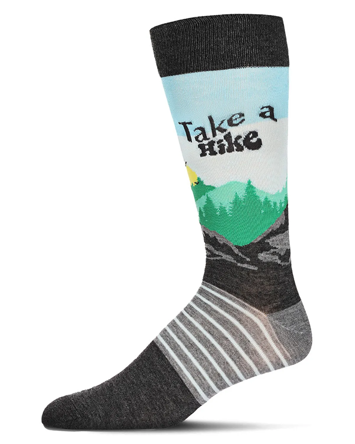 Men's Take A Hike Bamboo Crew Socks sold by MeMoi
