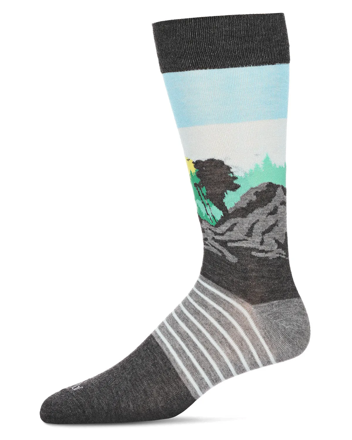 Men's Take A Hike Bamboo Crew Socks sold by MeMoi product image thumbnail 4