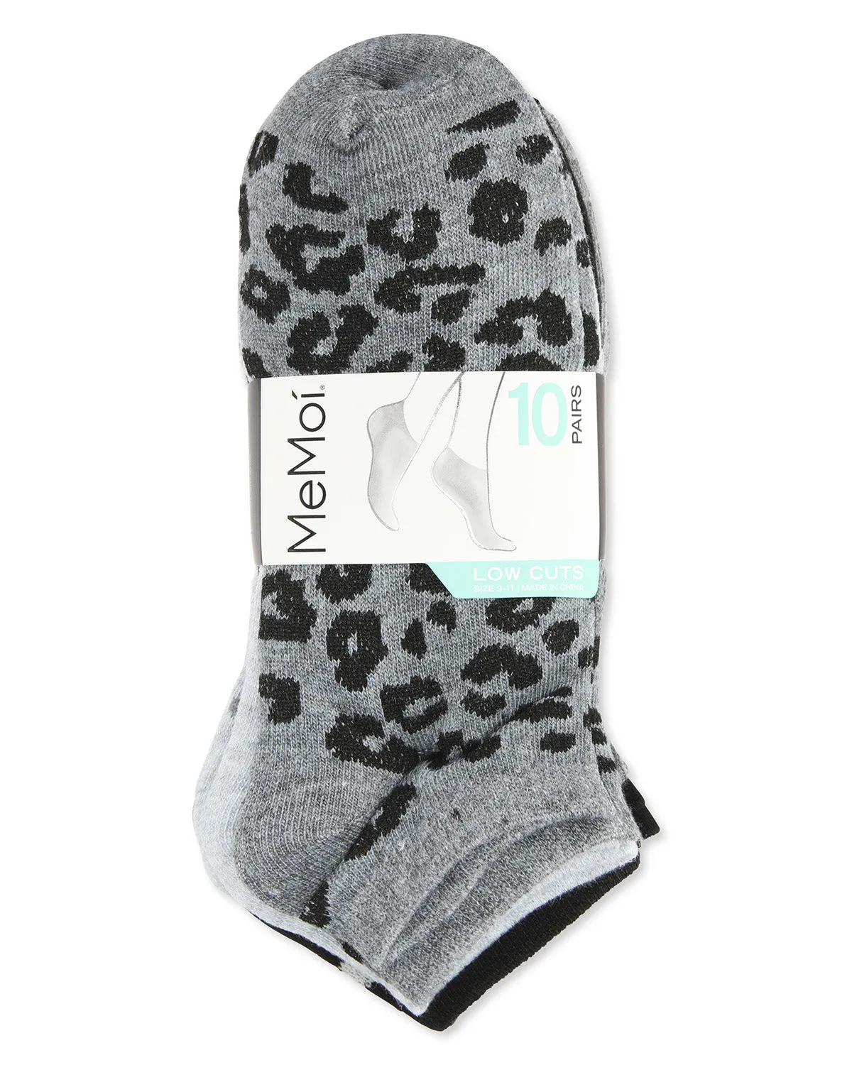 Women's 10 Pair Pack Animal Print Low Cut Socks sold by MeMoi product image thumbnail 2