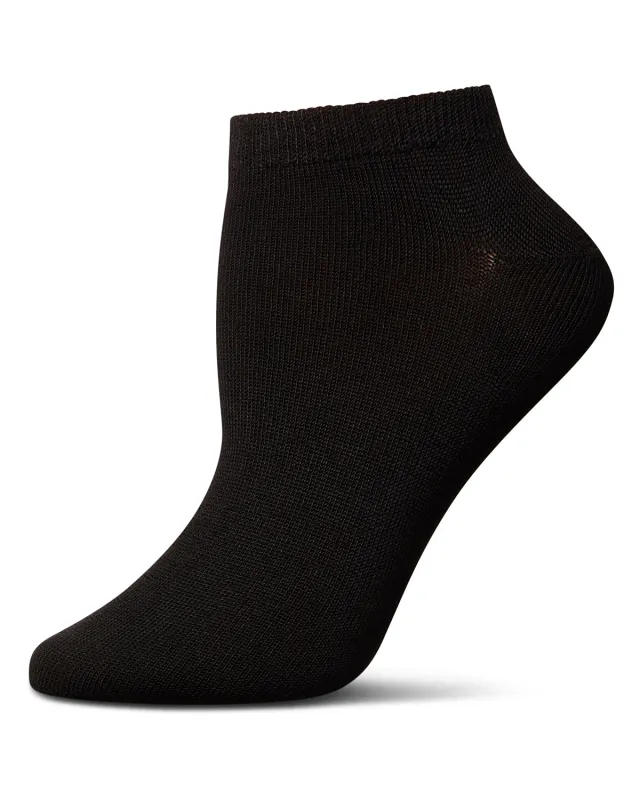 Women's 6 Pair Pack Flat Knit Butter Soft Low Cut Socks sold by MeMoi