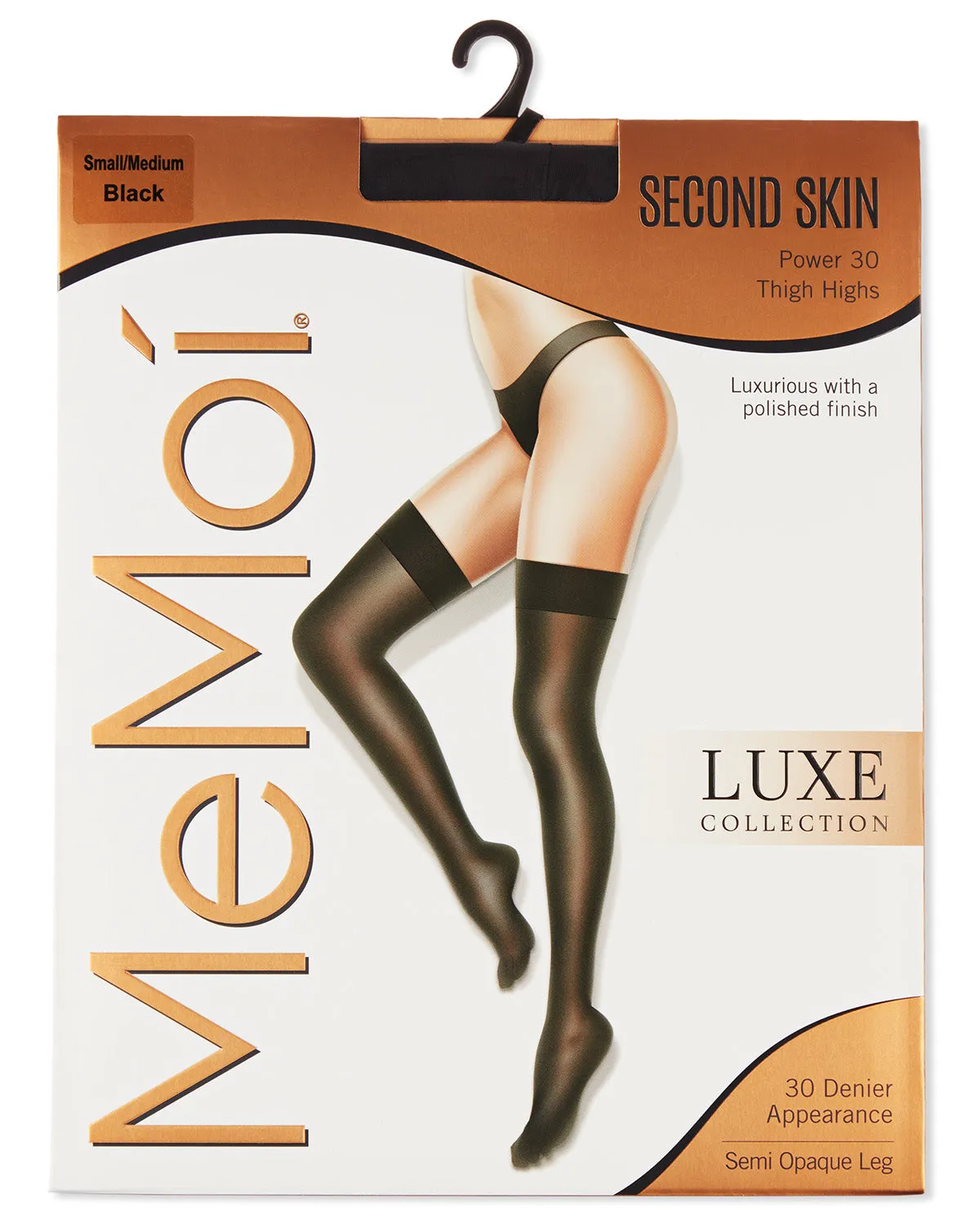 Women's Second Skin Semi-Opaque Thigh Highs sold by MeMoi product image thumbnail 2
