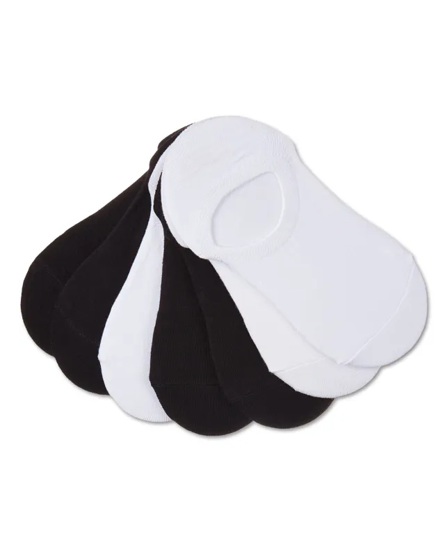 Women's 7 Pair Pack Cotton Blend No Show Sneaker Liners sold by MeMoi