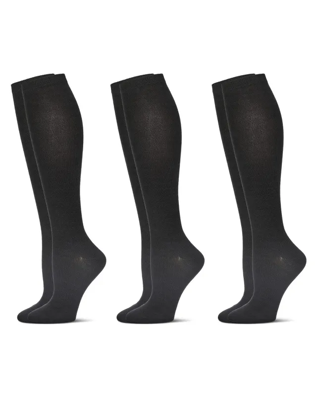 Women's 3 Pairs Buttersoft Knee-High Socks sold by MeMoi