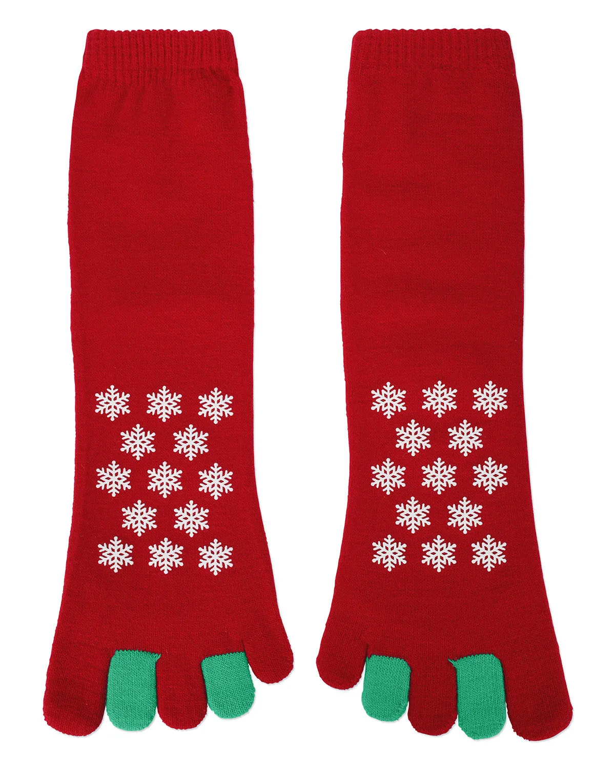 Festive Let It Snow Non-Skid Toe Socks sold by MeMoi product image thumbnail 2