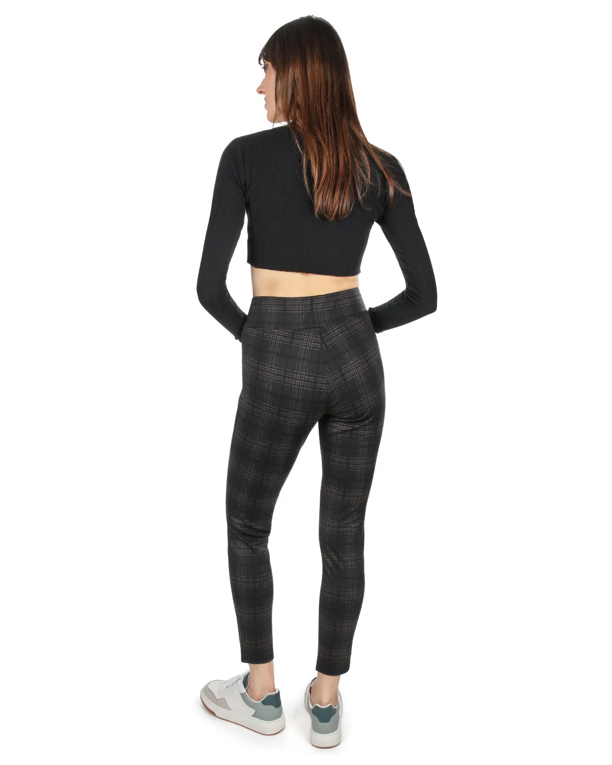 Women's Plaid Shaping Leggings sold by MeMoi product image thumbnail 3