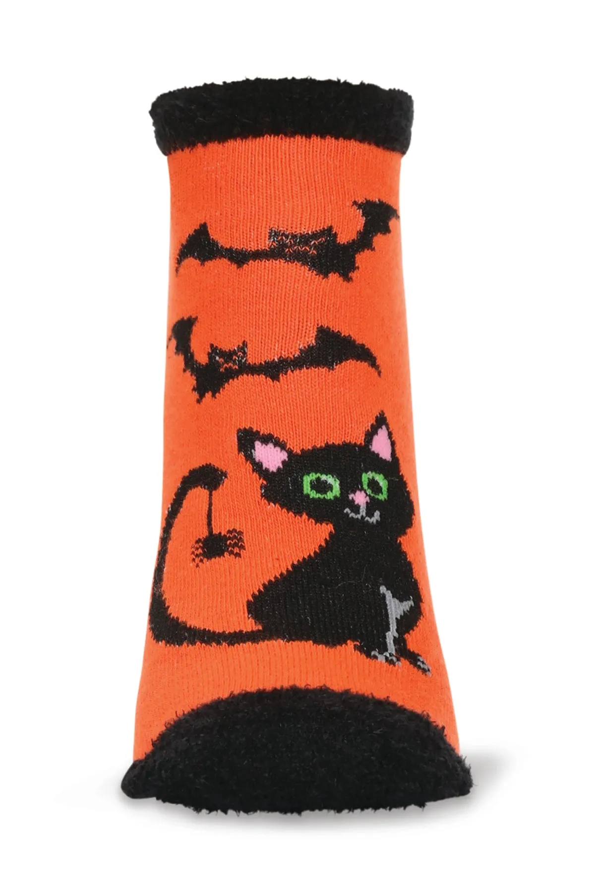 Women's Spooky Cat Low-Cut Non-Skid Socks sold by MeMoi