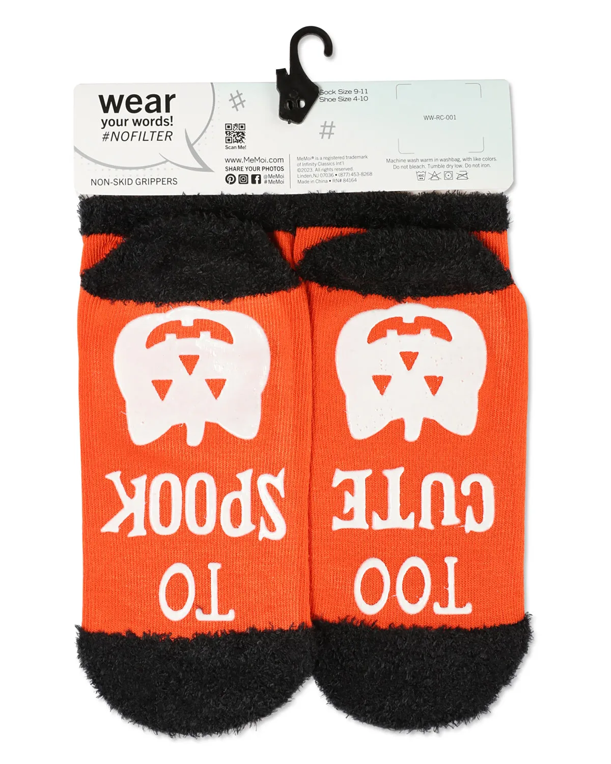 Women's Spooky Cat Low-Cut Non-Skid Socks sold by MeMoi product image thumbnail 3