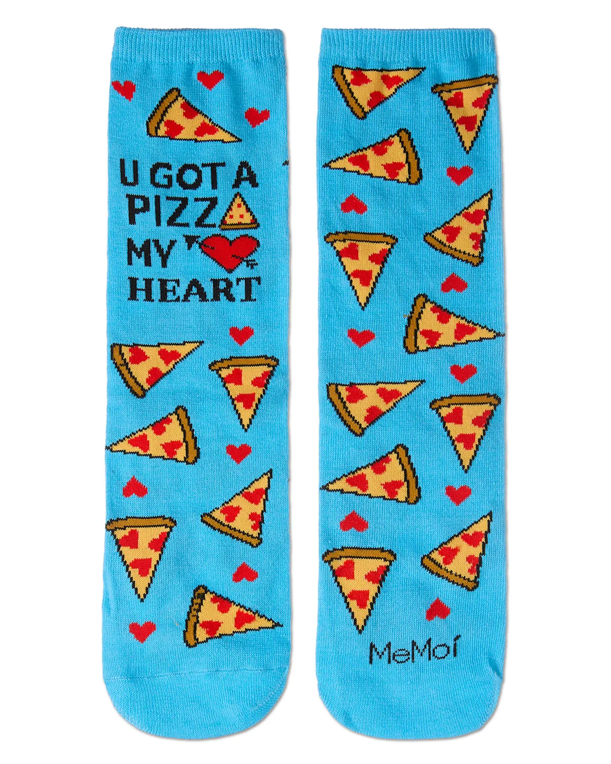 U Gotta Pizza My Heart Greeting Card Socks sold by MeMoi product image thumbnail 5