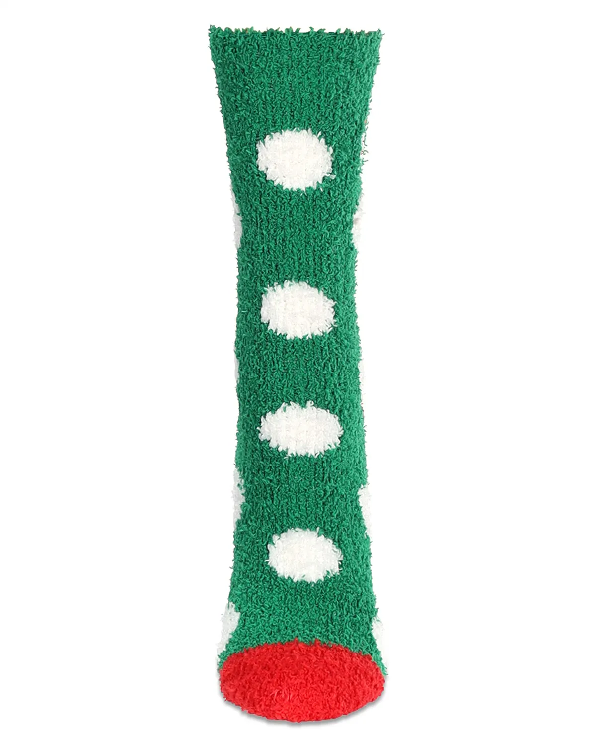 Women's Polka Dot Snowman Embroidery Cozy Crew Socks sold by MeMoi product image thumbnail 2