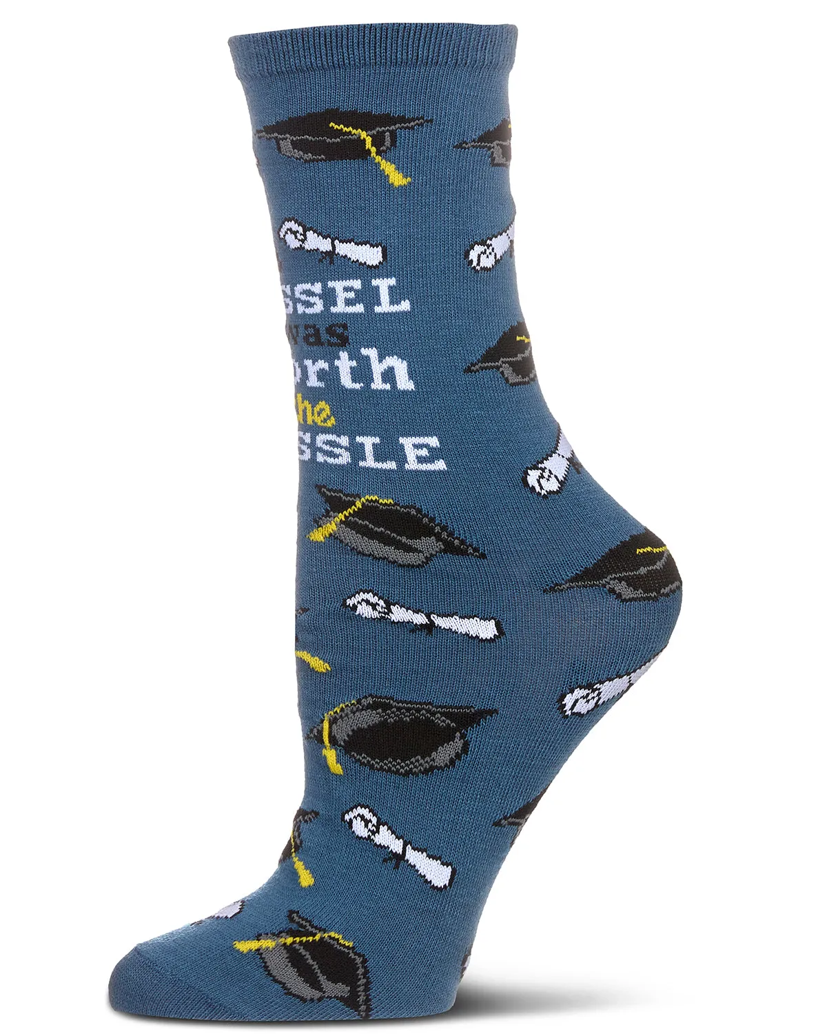 The Tassel Was Worth The Hassle Greeting Card Socks sold by MeMoi product image thumbnail 5