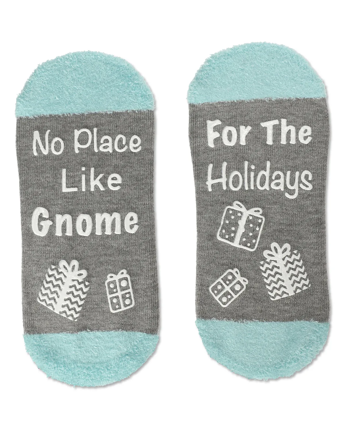 Women's No Place Like Gnome For The Holidays Low-Cut Non-Skid Socks sold by MeMoi product image thumbnail 4