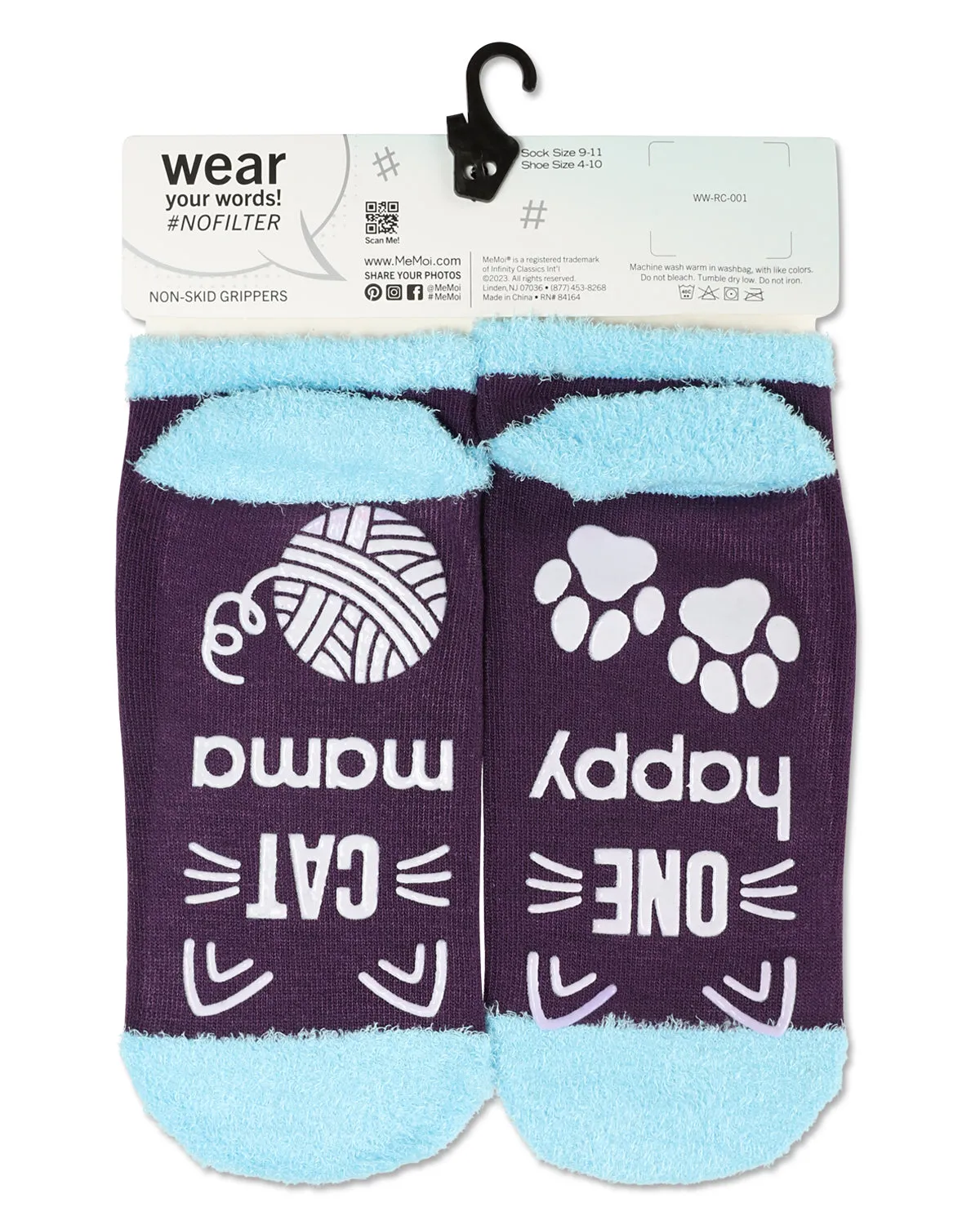 Women's Cat Mama Low-Cut Non-Skid Socks sold by MeMoi product image thumbnail 5