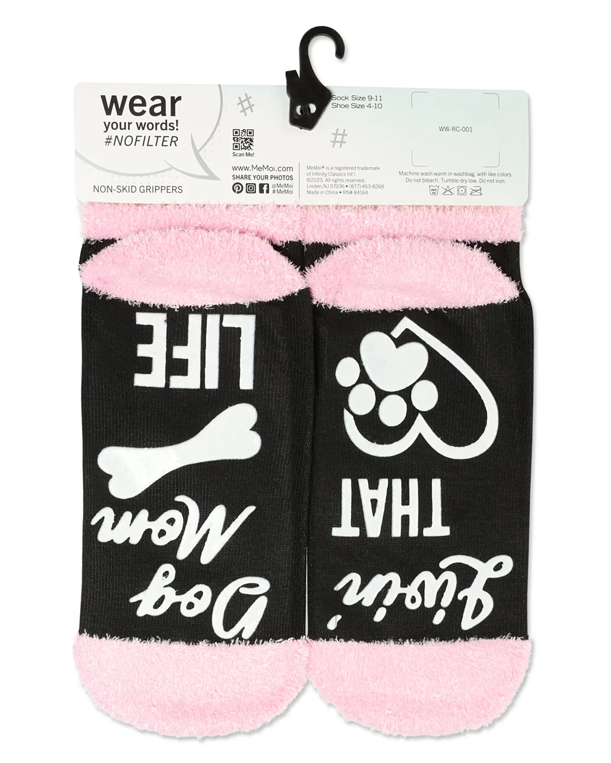 Women's Dog Mom Life Low-Cut Non-Skid Socks sold by MeMoi product image thumbnail 5