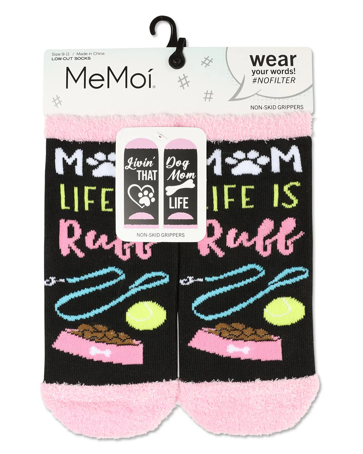 Women's Dog Mom Life Low-Cut Non-Skid Socks sold by MeMoi product image thumbnail 2