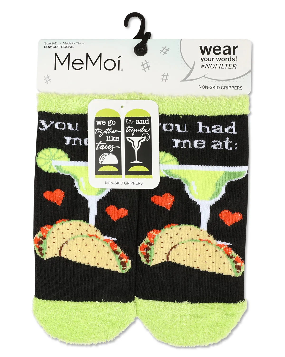 Women's Tequila N Tacos Low Cut Non-Skid Socks sold by MeMoi product image thumbnail 2