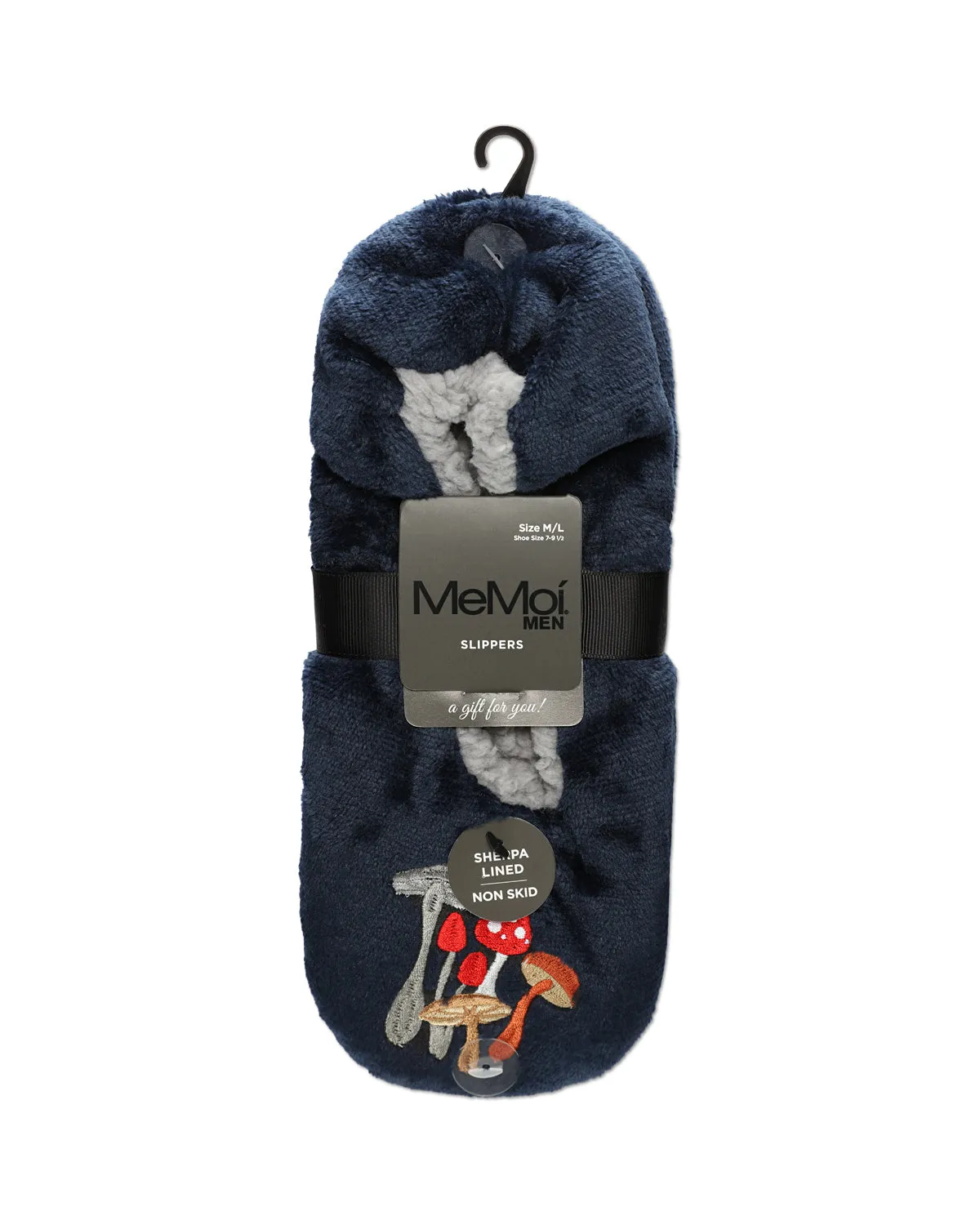 Men's Shrooms Sherpa Lined Slippers sold by MeMoi product image thumbnail 3