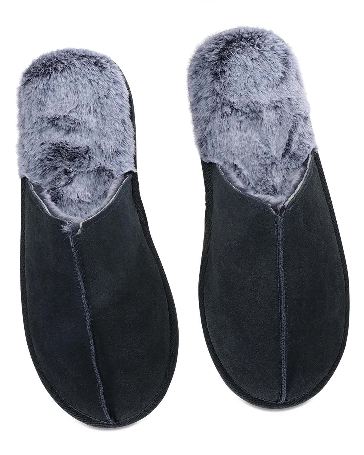 Men's Memory Foam True Suede Plush Slippers sold by MeMoi product image thumbnail 5