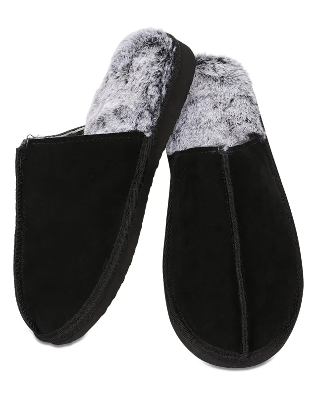 Men's Memory Foam True Suede Plush Slippers sold by MeMoi