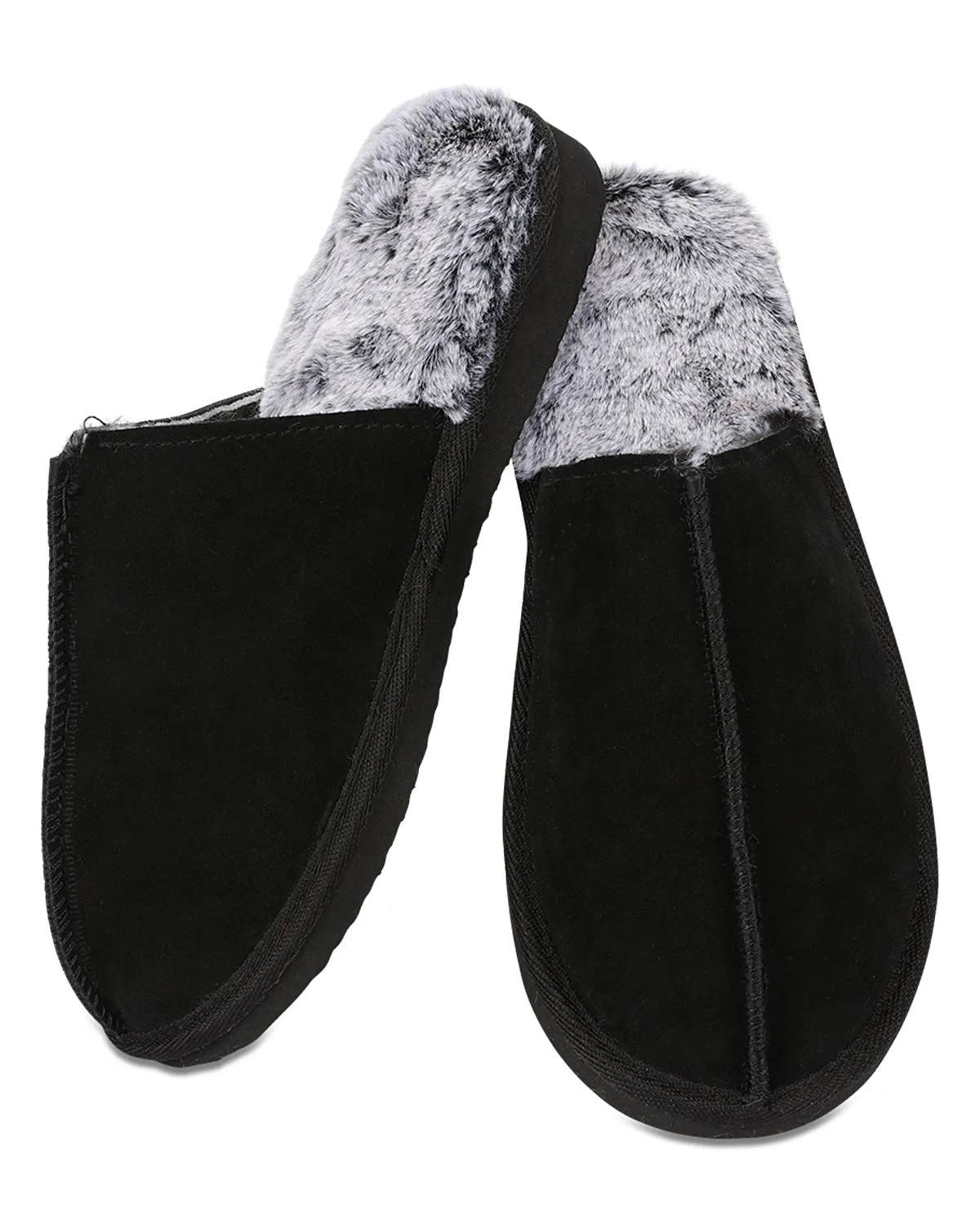 Men's Memory Foam True Suede Plush Slippers sold by MeMoi