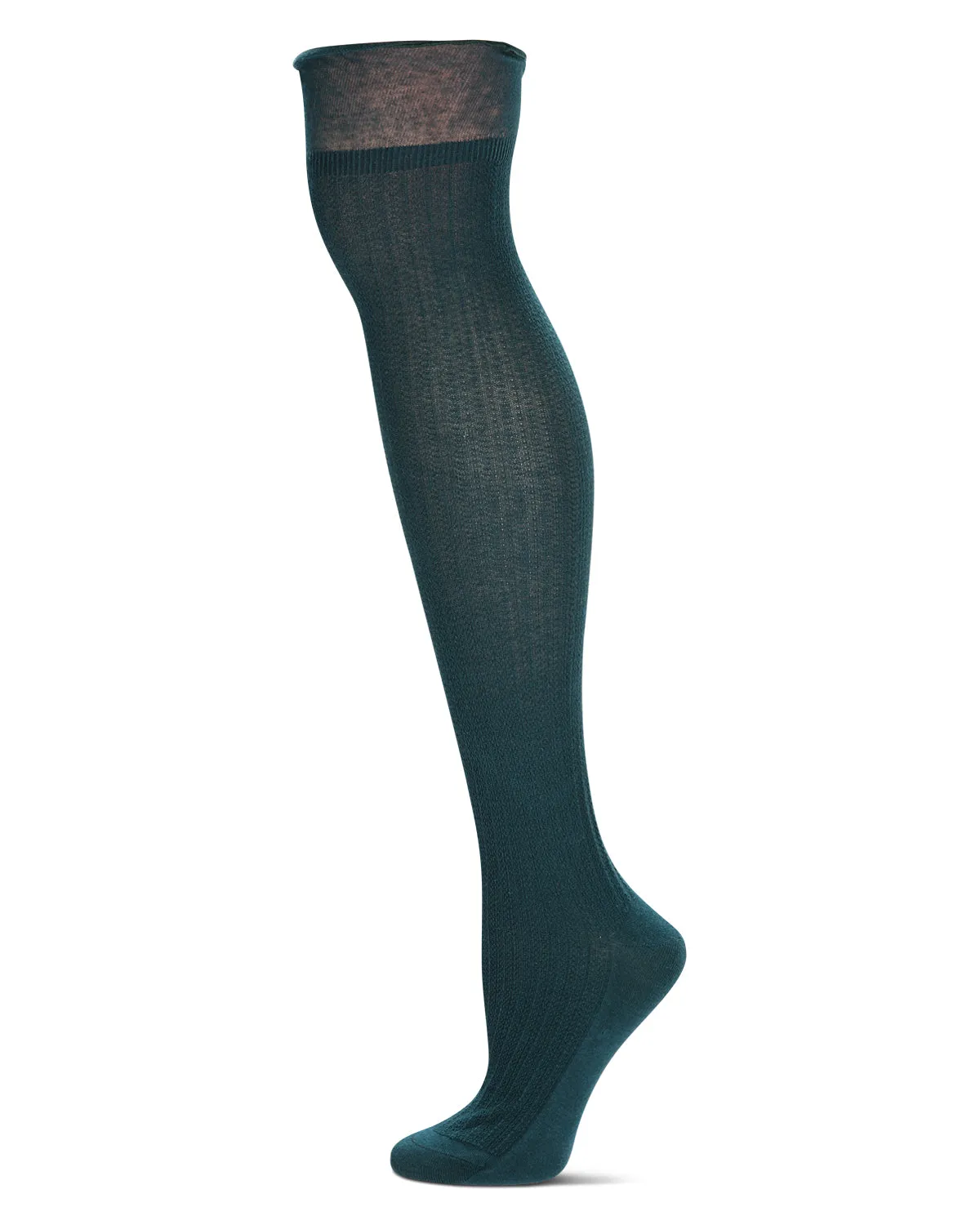 Women's Ruffle Rib Over The Knee Socks sold by MeMoi product image thumbnail 4