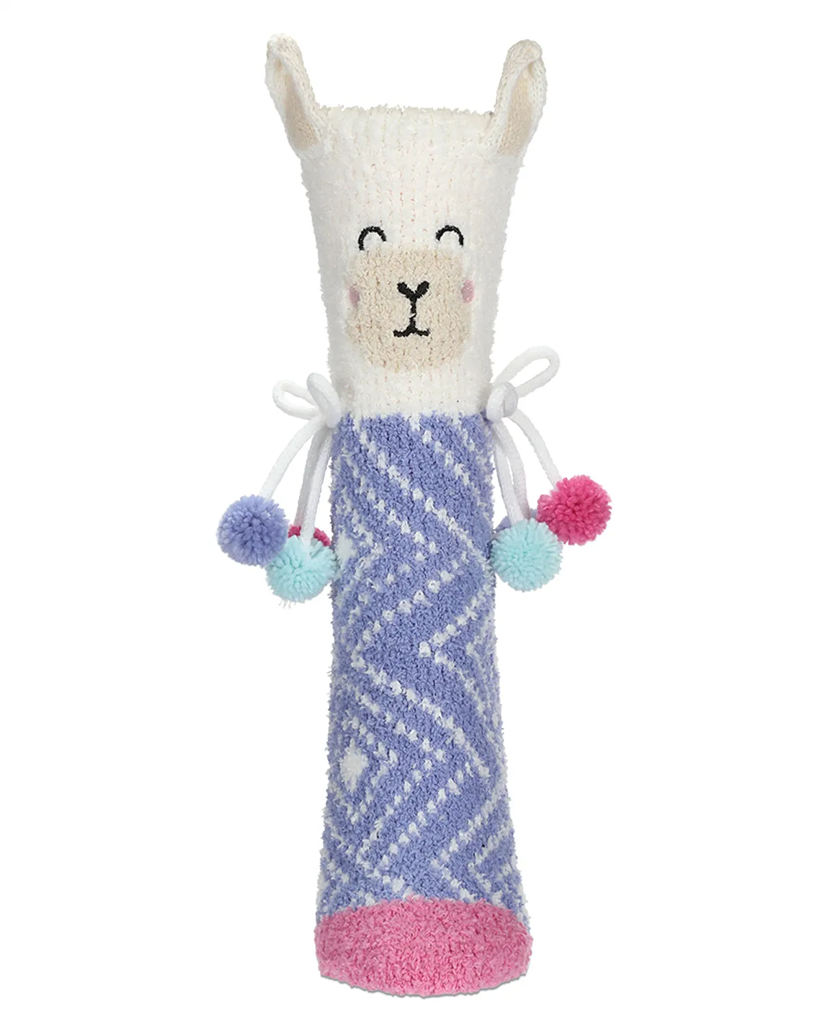 Women's Llama Embellished Critter Plush Crew Socks sold by MeMoi product image thumbnail 4