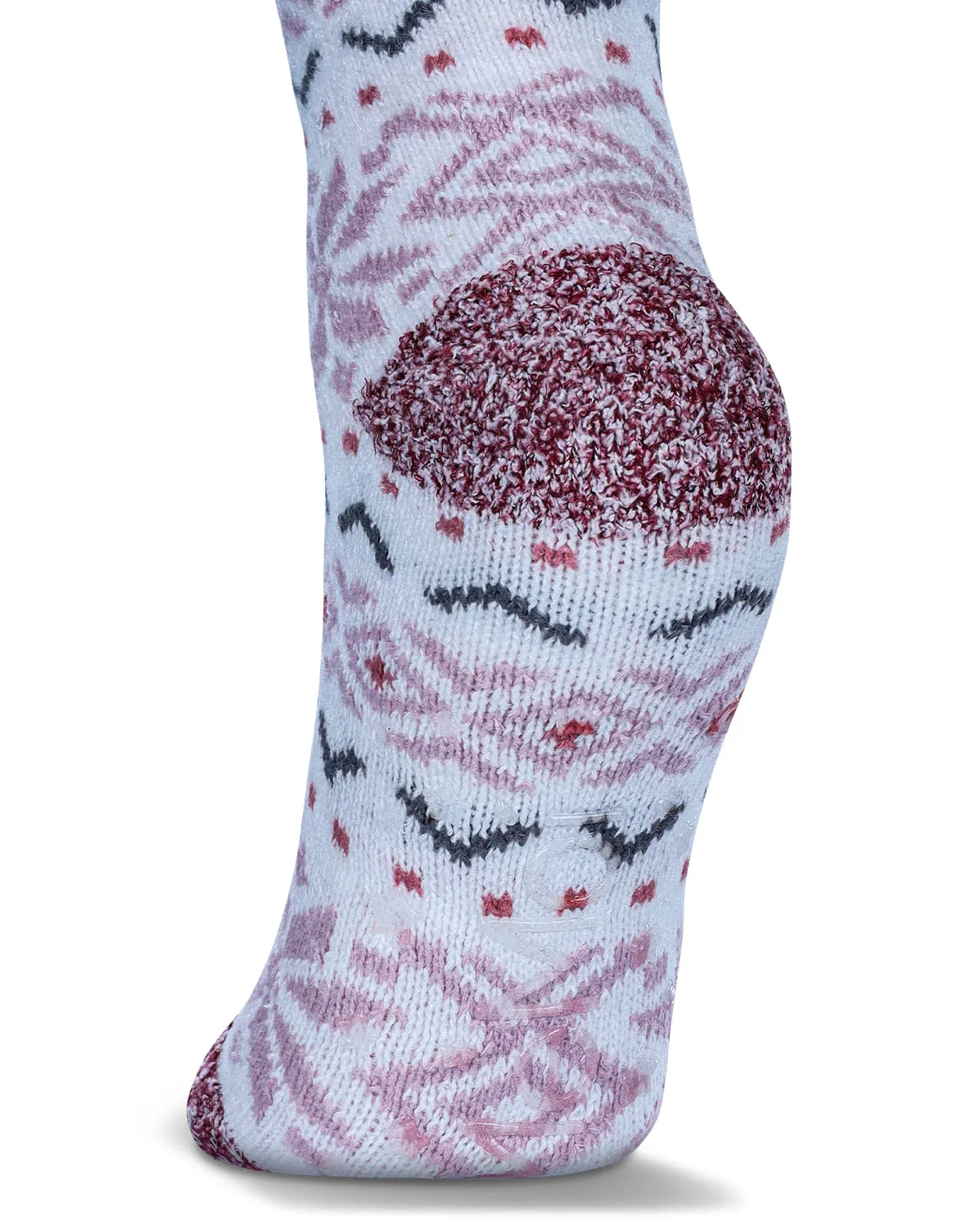 Women's Snowflake Buttersoft Plush Lined Crew Socks sold by MeMoi product image thumbnail 3