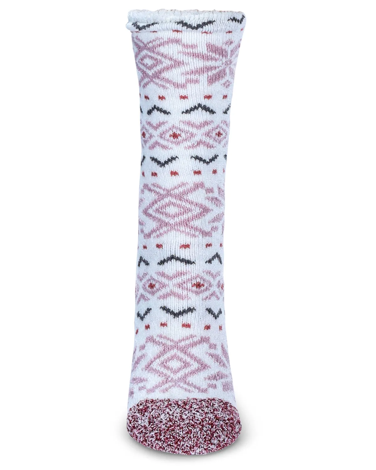 Women's Snowflake Buttersoft Plush Lined Crew Socks sold by MeMoi product image thumbnail 2