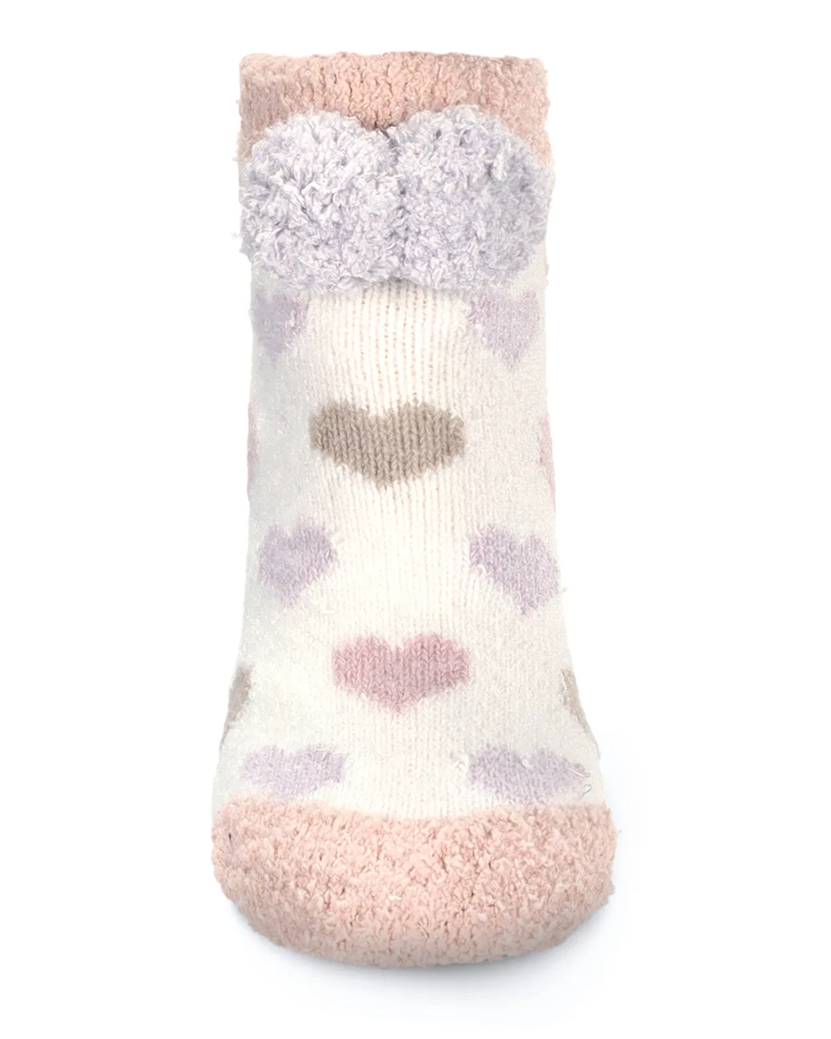 Women's Color Hearts Buttersoft Plush Lined Low Cut Socks sold by MeMoi product image thumbnail 5