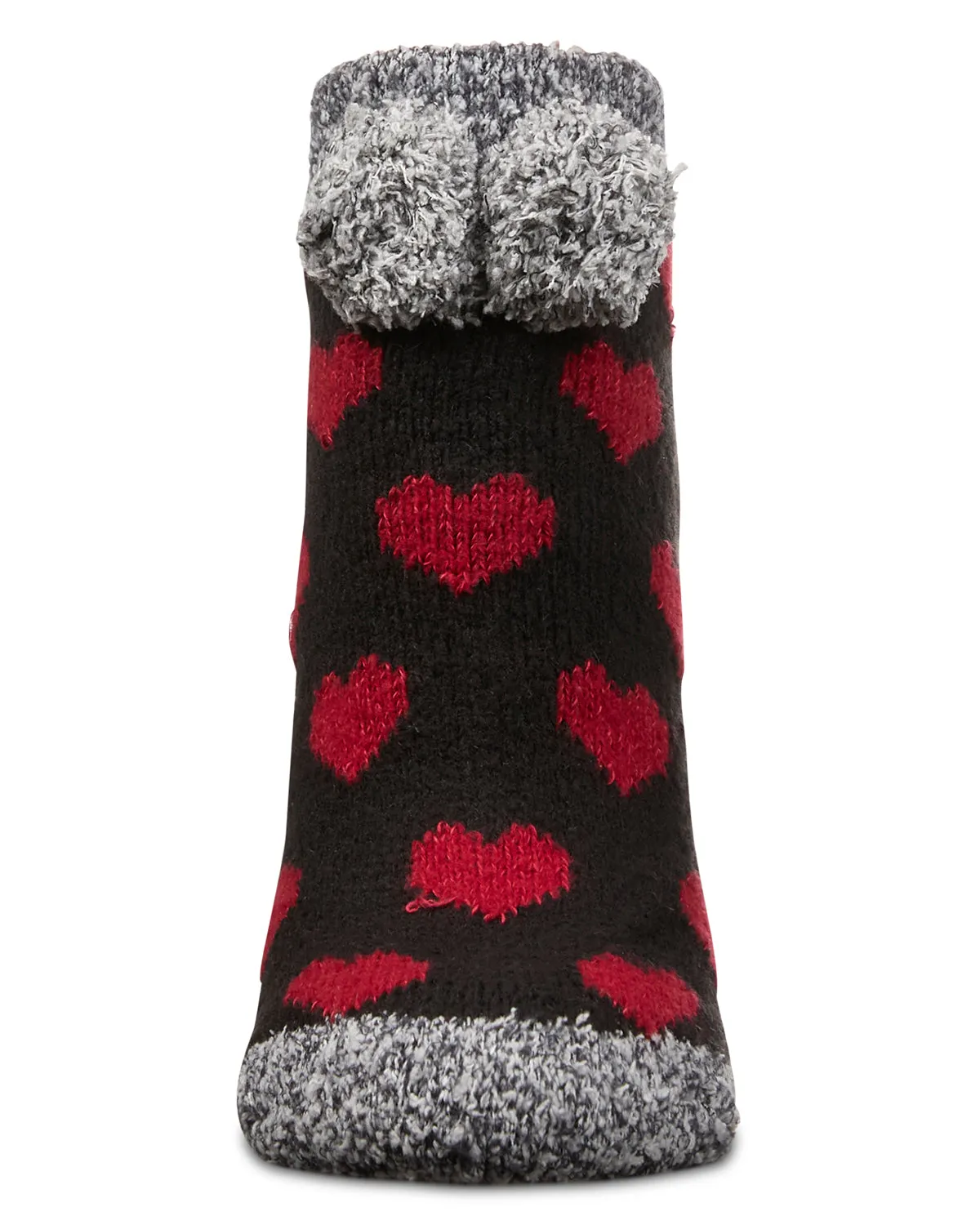 Women's Color Hearts Buttersoft Plush Lined Low Cut Socks sold by MeMoi product image thumbnail 4