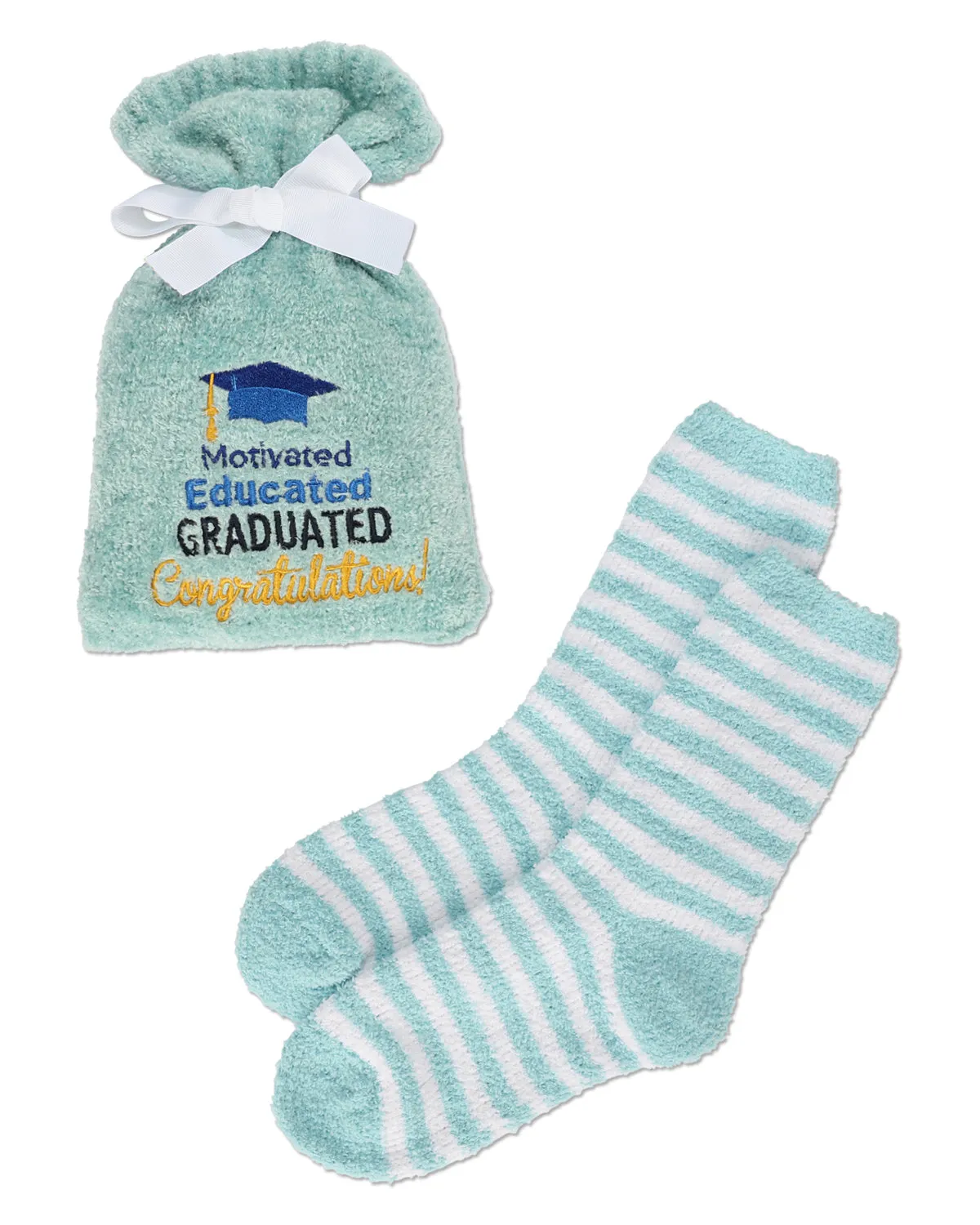Motivated Educated Graduated Cozy Socks & Gift Set sold by MeMoi product image thumbnail 5