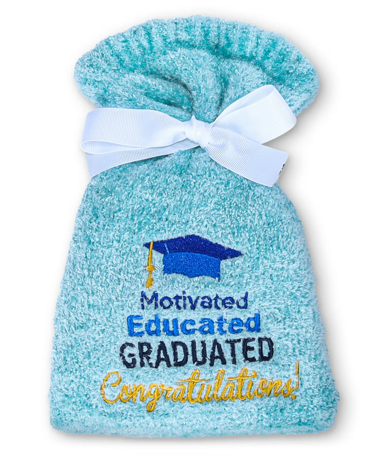 Motivated Educated Graduated Cozy Socks & Gift Set sold by MeMoi product image thumbnail 3