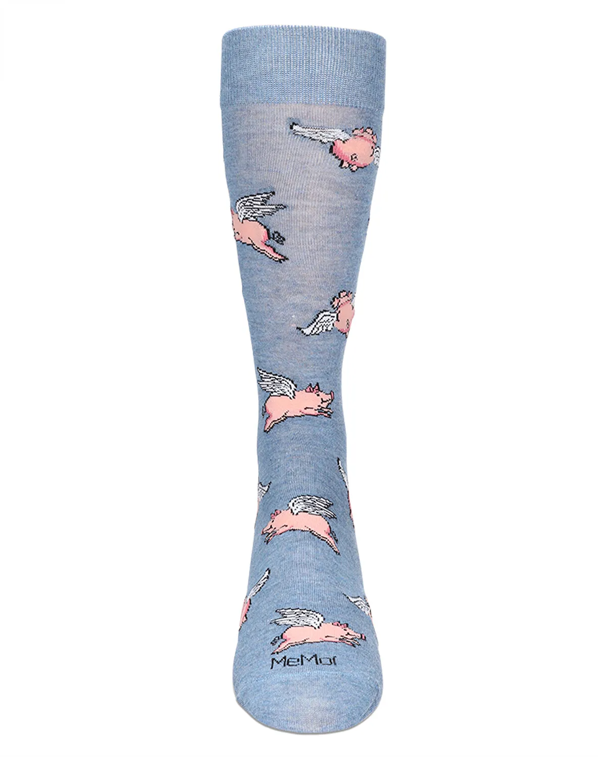 Men's Flying Pigs Bamboo Crew Socks sold by MeMoi product image thumbnail 2