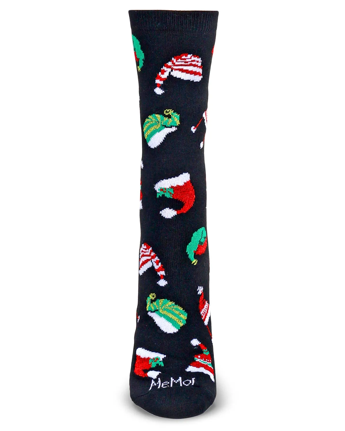 Women's Santa Hats Holiday Crew Socks sold by MeMoi product image thumbnail 2