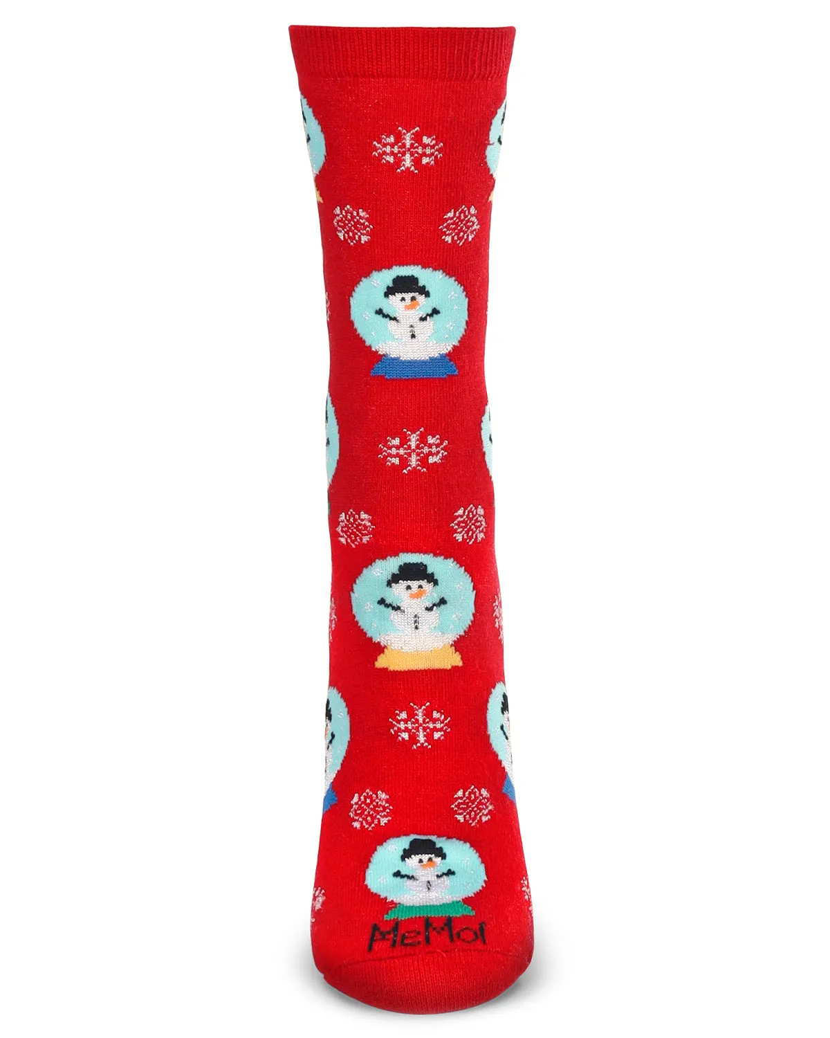 Women's Snow Globes Holiday Crew Socks sold by MeMoi product image thumbnail 2