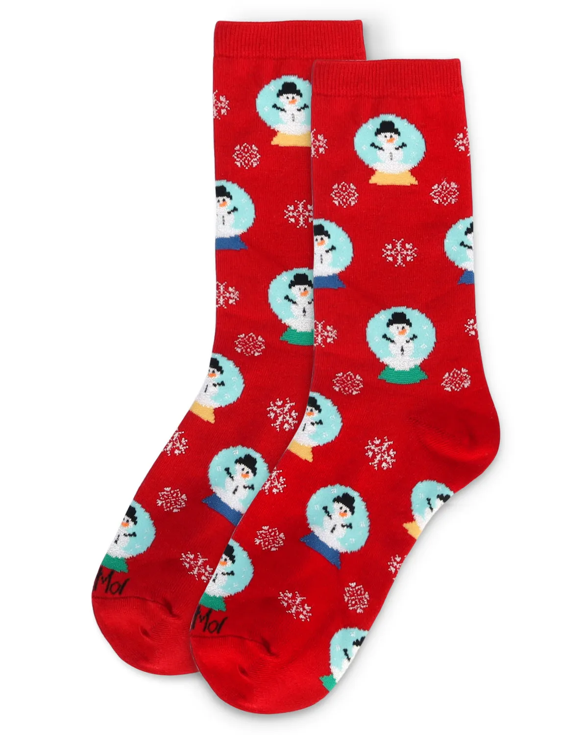 Women's Snow Globes Holiday Crew Socks sold by MeMoi product image thumbnail 3