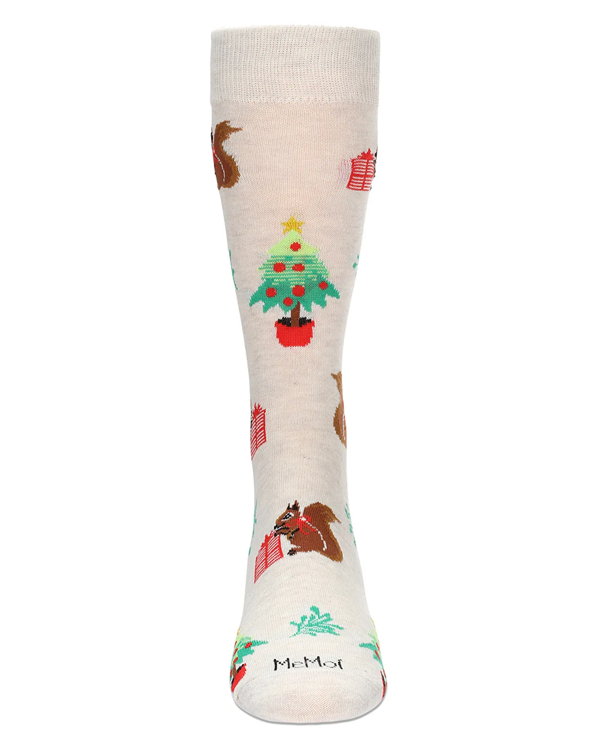 Men's Squirrels Holiday Crew Socks sold by MeMoi product image thumbnail 2