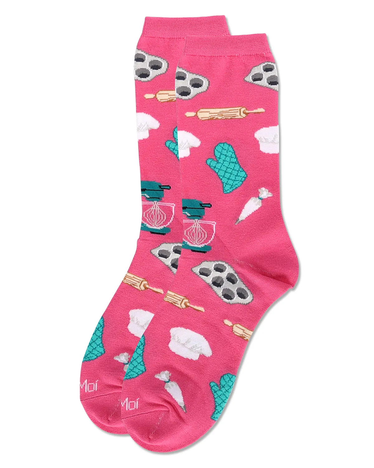 Women's Baking Bamboo Crew Socks sold by MeMoi product image thumbnail 3