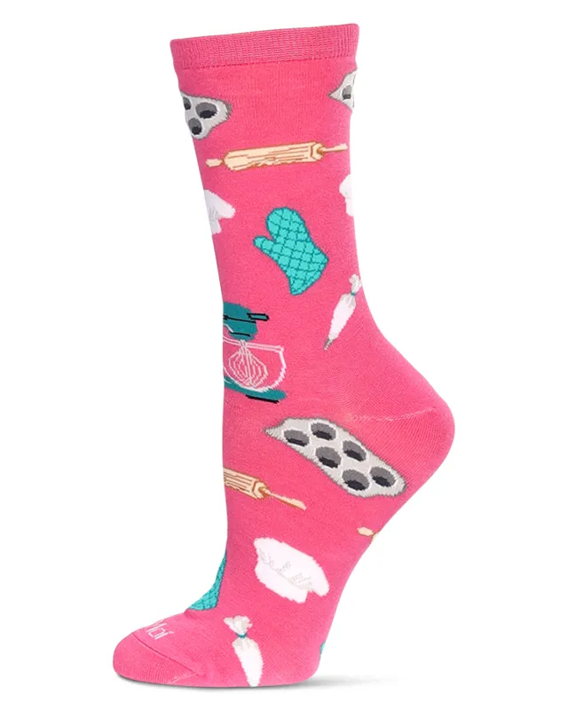 Women's Baking Bamboo Crew Socks sold by MeMoi
