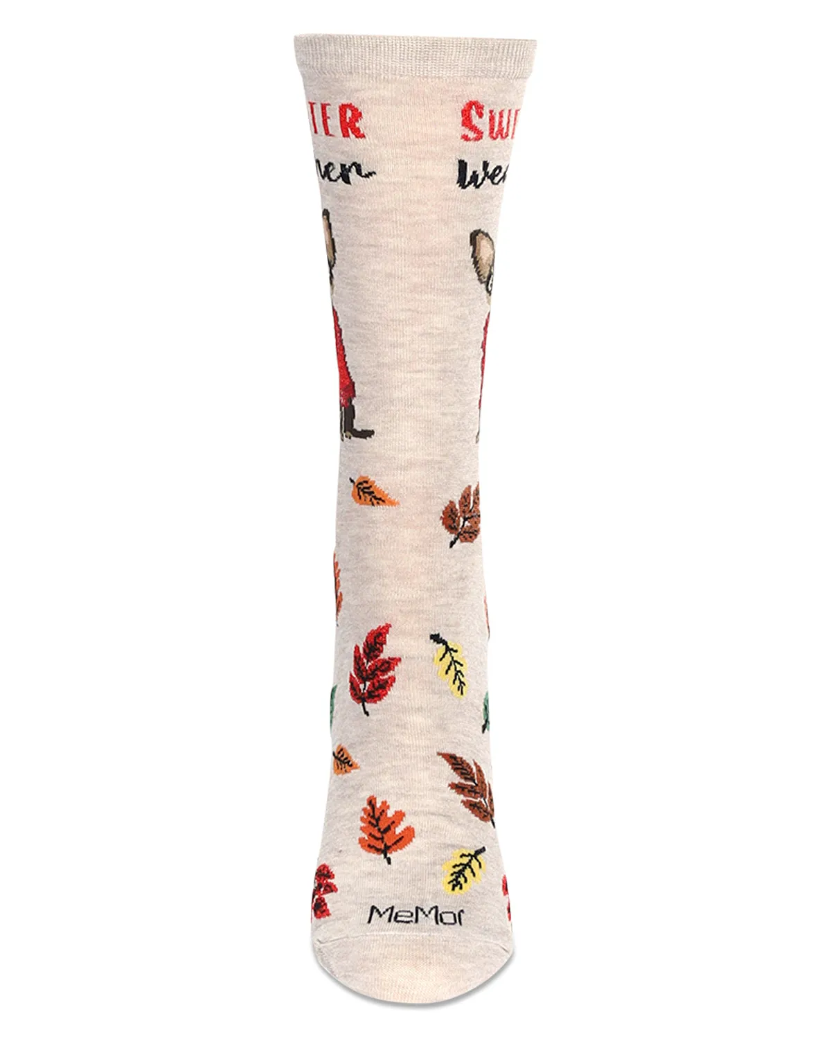 Women's Sweater Weather Bamboo Crew Socks sold by MeMoi product image thumbnail 2