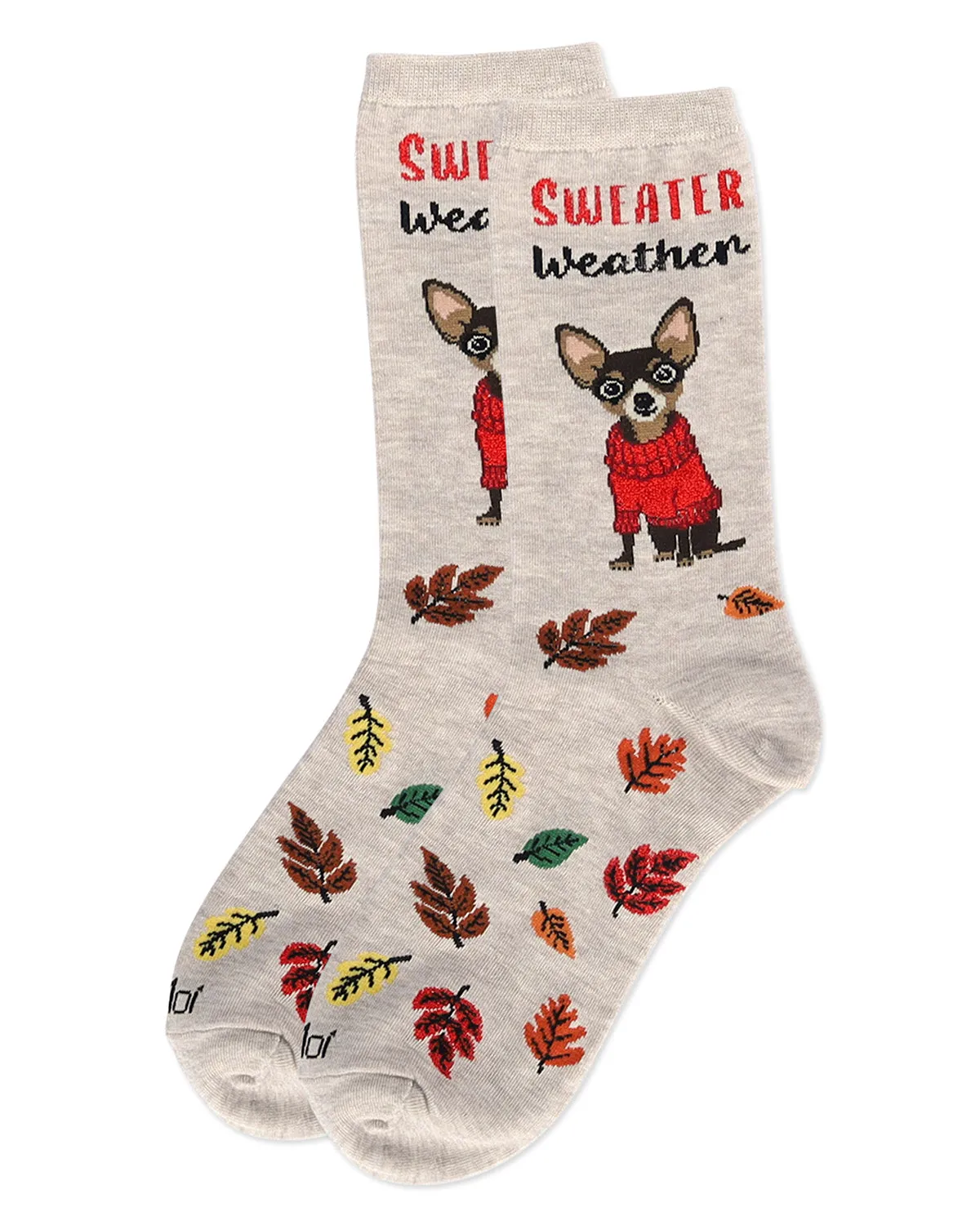 Women's Sweater Weather Bamboo Crew Socks sold by MeMoi product image thumbnail 3