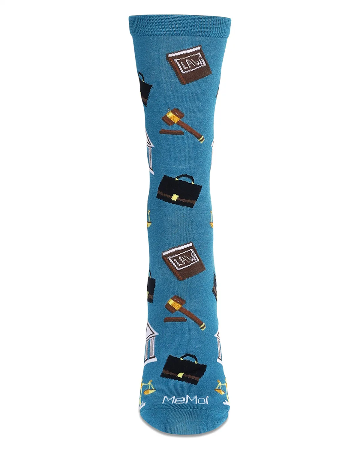 Women's Law N Order Bamboo Crew Socks sold by MeMoi product image thumbnail 2