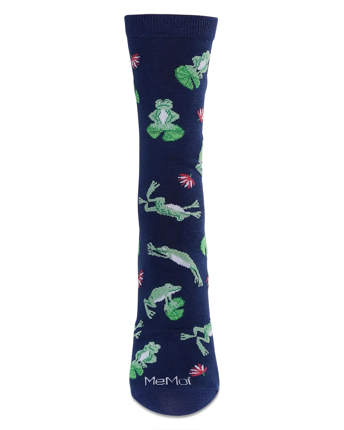 Women's Frogs Bamboo Crew Socks sold by MeMoi product image thumbnail 2
