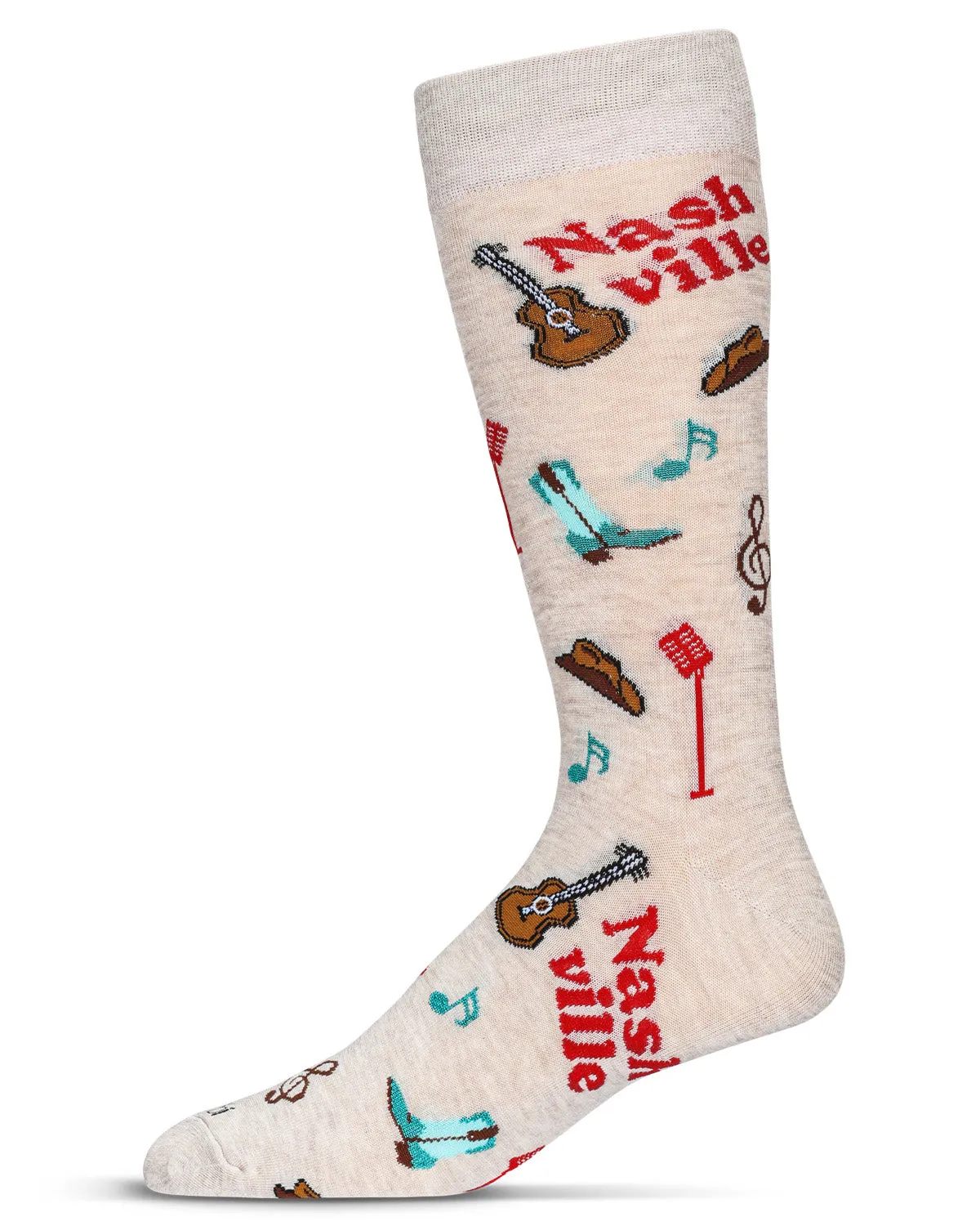 Men's Nashville Bamboo Crew Socks sold by MeMoi