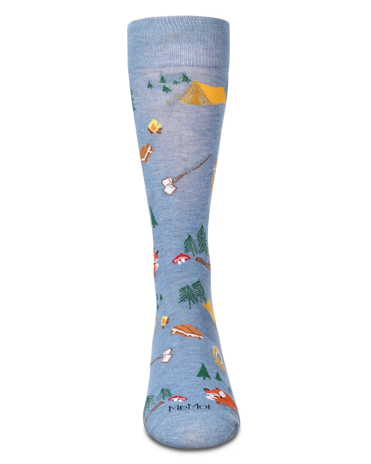 Men's Camping Trip Bamboo Crew Socks sold by MeMoi product image thumbnail 2