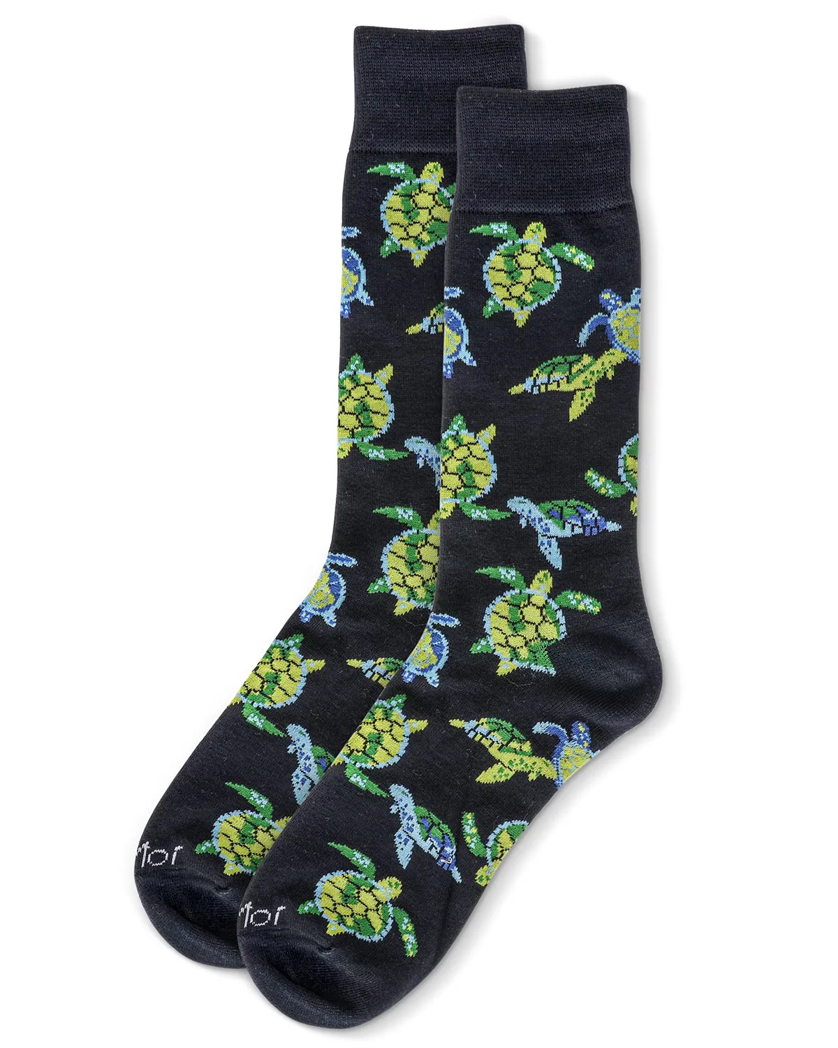 Men's Turtles Bamboo Crew Socks sold by MeMoi product image thumbnail 3