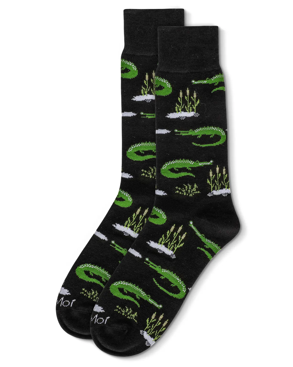 Men's Alligators Bamboo Crew Socks sold by MeMoi product image thumbnail 5