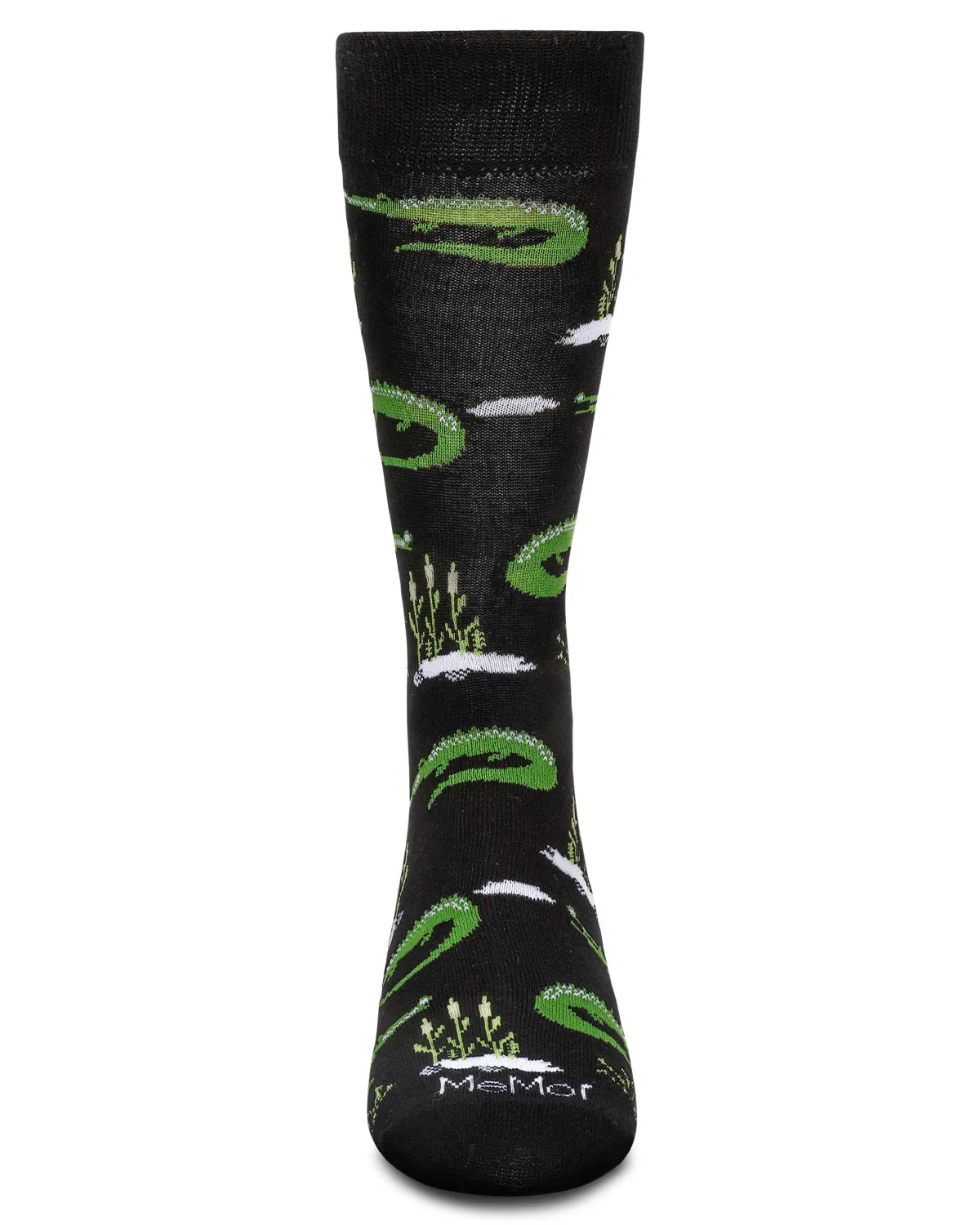 Men's Alligators Bamboo Crew Socks sold by MeMoi product image thumbnail 3
